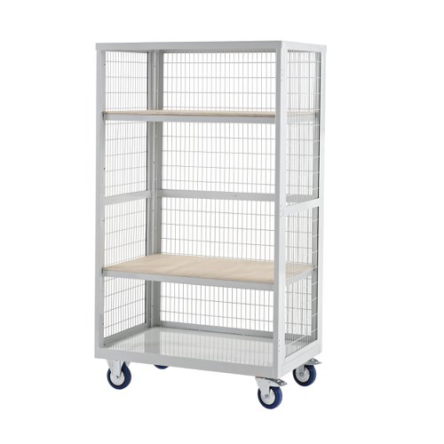 Boxwell Trolleys 1655h x 900w x 600d mm plywood  Light Grey