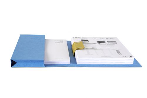 Railex Easifile Foolscap With Pocket 330Gsm Turquoise  Pack 25
