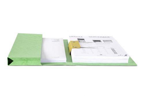 Railex Easifile Foolscap With Pocket 330Gsm Emerald Pack 25 Transfer Files MF1229