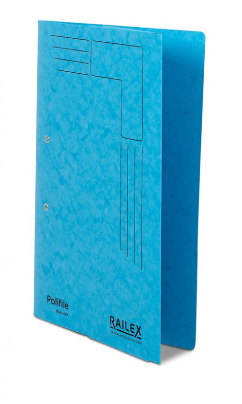 Railex Polifile PL54P A4 with Pocket A4 350gsm Turquoise PK25