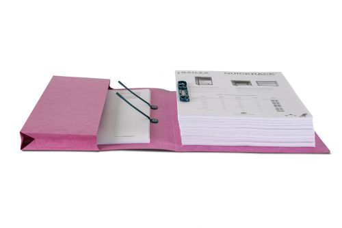 Railex Polifile Foolscap With Pocket 330Gsm Cerise Pack 25 Transfer Files MF1241