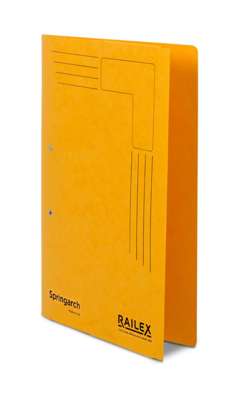 Railex Springarch SA5 Foolscap 350gsm Gold PK25