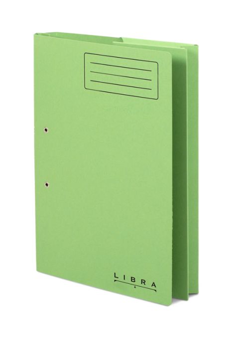 Railex Libra Foolscap ClientFile Ultra Heavyweight Transfer Files (RH Pocket) 485g Green [Pack 25]