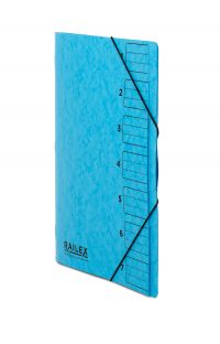 Railex 7 Part File Foolscap Turquoise PK10