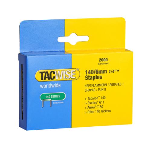Rapesco Tacwise Heavy Duty Staples 140/6mm 0345 [Box 2000]