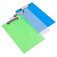 Rapesco Frosted Transparent Clipboard A4 Assorted Colours - SHPPCBAS