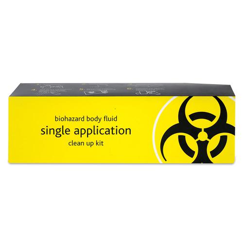 1 Application Body Fluid Clean-up Kit, Refill - Single Application Kit, Boxed