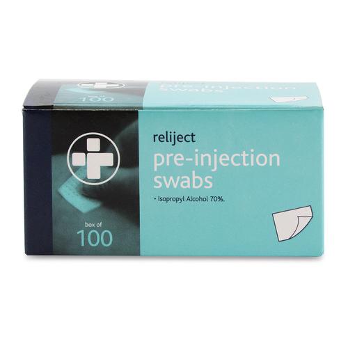 Reliject Pre-injection Wipes