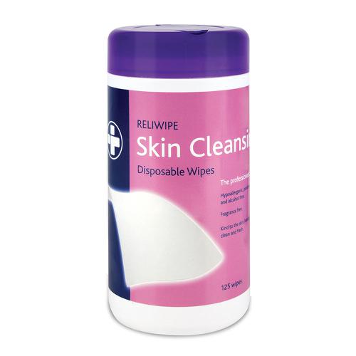 Reliwipe Skin Cleansing Wipes  - Drum of 125
