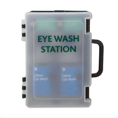 Eye Wash Station with Bracket - Green