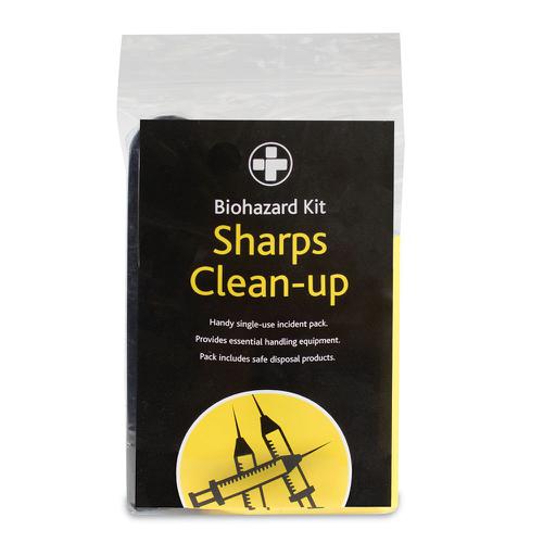 1 Application Kit Sharps Clean-up Kit, Refill - Single Application Kit, Boxed