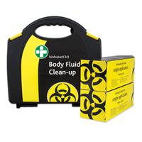 2 Application Body Fluid Clean-up Kit in Small Integral Aura Box