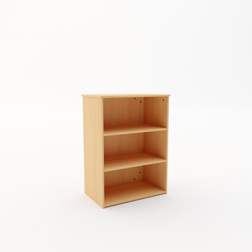 Booki Open Storage Unit 1090mm High in Beech | BOK109BE | REVILO Furniture