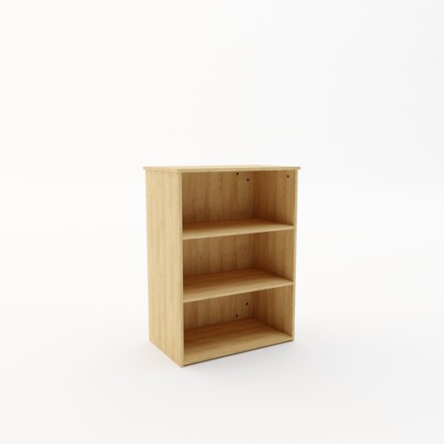 Booki Open Storage Unit 1090mm High in Oak | BOK109O | REVILO Furniture