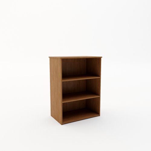 Booki Open Storage Unit 1090mm High in Walnut | BOK109W | REVILO Furniture