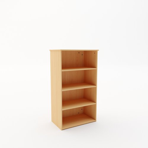 Booki Open Storage Unit 1440mm High in Beech