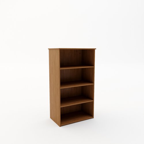 Booki Open Storage Unit 1440mm High in Walnut