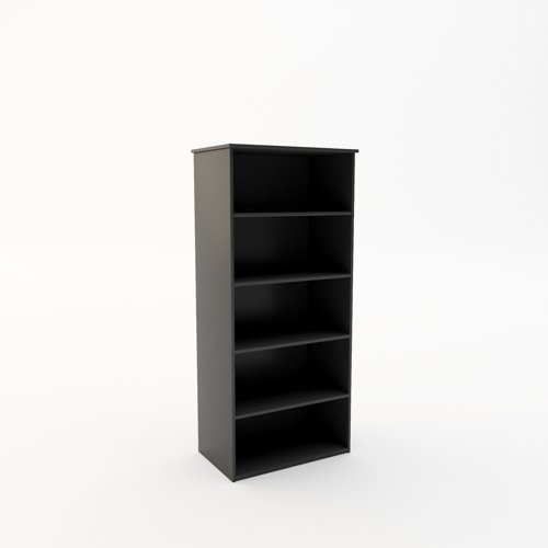 Booki Open Storage Unit 1790mm High in Black