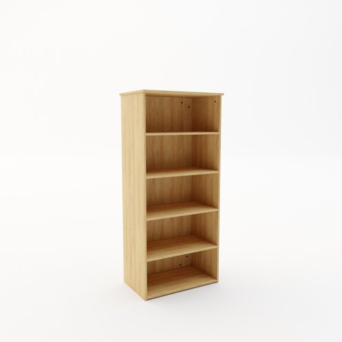 Booki Open Storage Unit 1790mm High in Oak