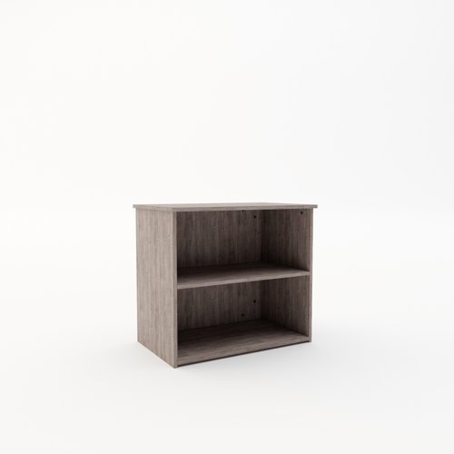 Booki Open Storage Unit 720mm High in Grey Oak