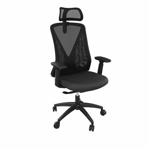 Butterfly+ Mesh Chair With H/Adjustable Arms and Headrest Black
