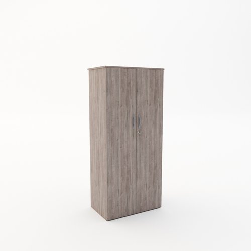 Cubbi Closed Storage Unit 1790mm High in Grey Oak