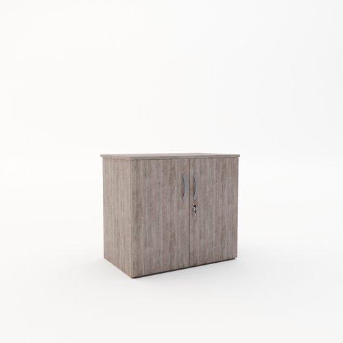 Cubbi Closed Storage Unit 720mm High in Grey Oak