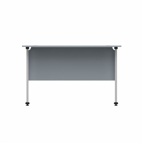 EnviroDesk Straight Desk 1185x800mm Grey leg, Grey Top  