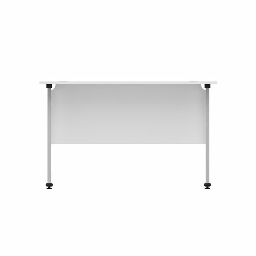 EnviroDesk Straight Desk 1185x800mm Grey leg, White Top  