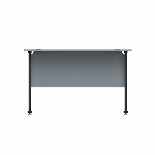 EnviroDesk Straight Desk 1185x800mm Black leg, Grey Top  