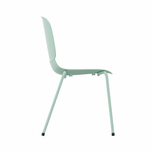 LORCA 4 legged chair in Green