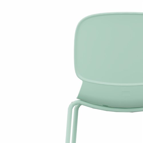 LORCA 4 legged chair in Green