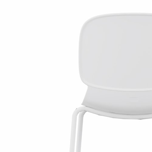 LORCA 4 legged chair in White