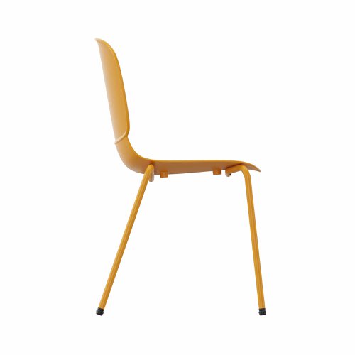 LORCA 4 legged chair in Yellow