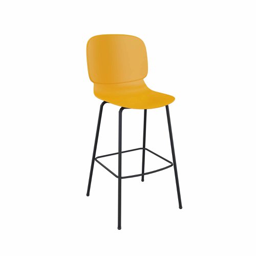 LORCA III 4 legged stool in Yellow