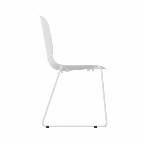 LORCA IV sledge base chair in White