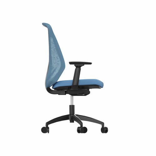 Butterfly+ Mesh Chair With H/Adjustable Arms Blue