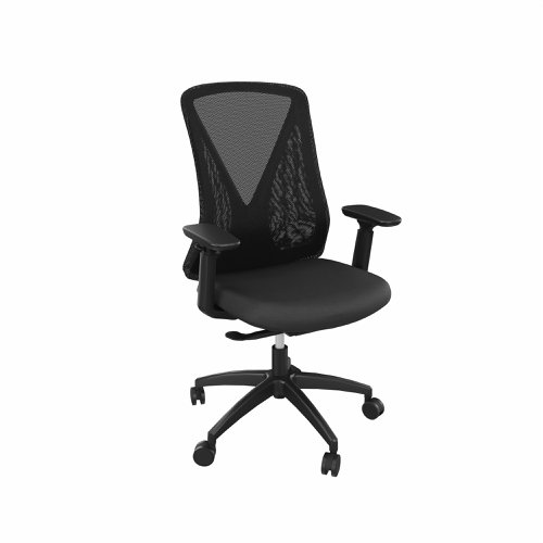 Butterfly+ Mesh Chair With H/Adjustable Arms Black