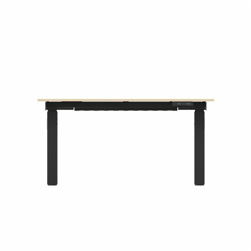 R802X Dual Sit Stand Black Frame 1200x800mm Maple top
