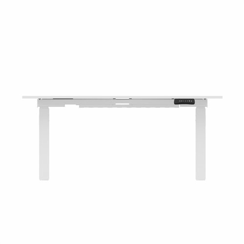 R802X Dual Sit Stand White Frame 1400x800mm White top