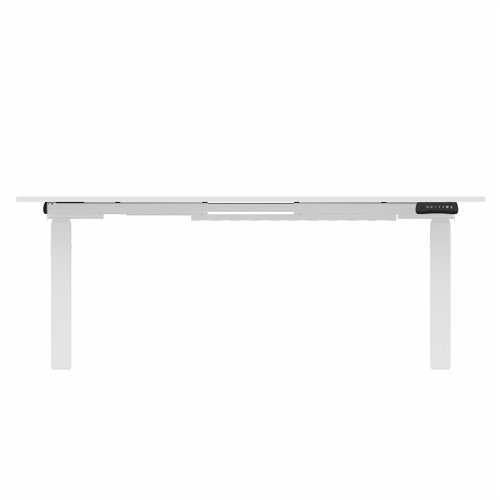 R802X Dual Sit Stand White Frame 1600x800mm White top