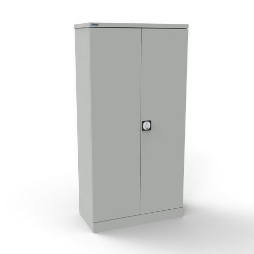 Kontrax Cupboard H1830mm Light Grey With 3 Shelves