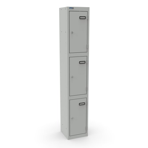 Kontrax Lockers 3 doors in Grey