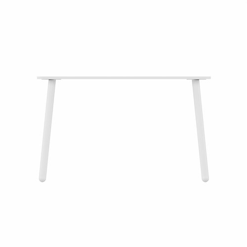 MAMBA Rectangular Table White Legs 1400x800mm White top