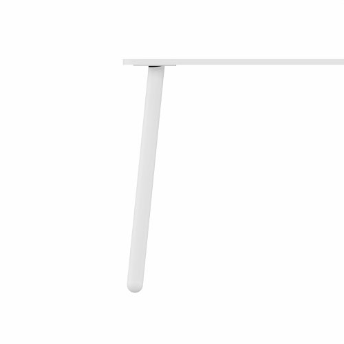 MAMBA Rectangular Table White Legs 1600x800mm White top
