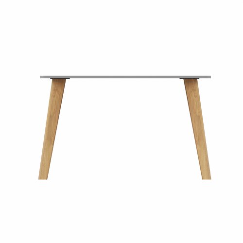 NORDIC Rectangular Table with Oak  Legs 1200x800mm Grey top