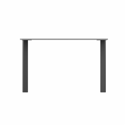 SAFRA Rectangular Table Black Legs 1200x800mm Grey top