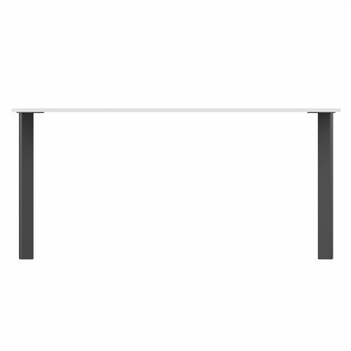 SAFRA Rectangular Table Black Legs 1600x800mm White top