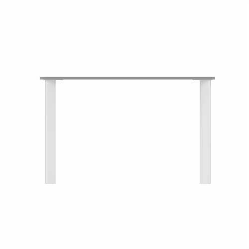 SAFRA Rectangular Table White Legs 1200x800mm Grey top