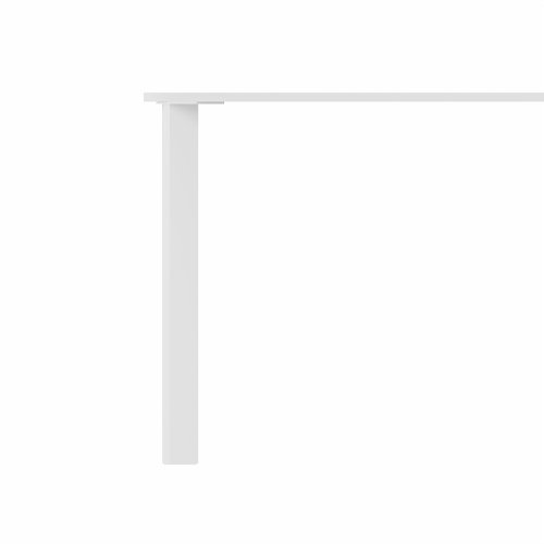 SAFRA Rectangular Table White Legs 1600x800mm White top